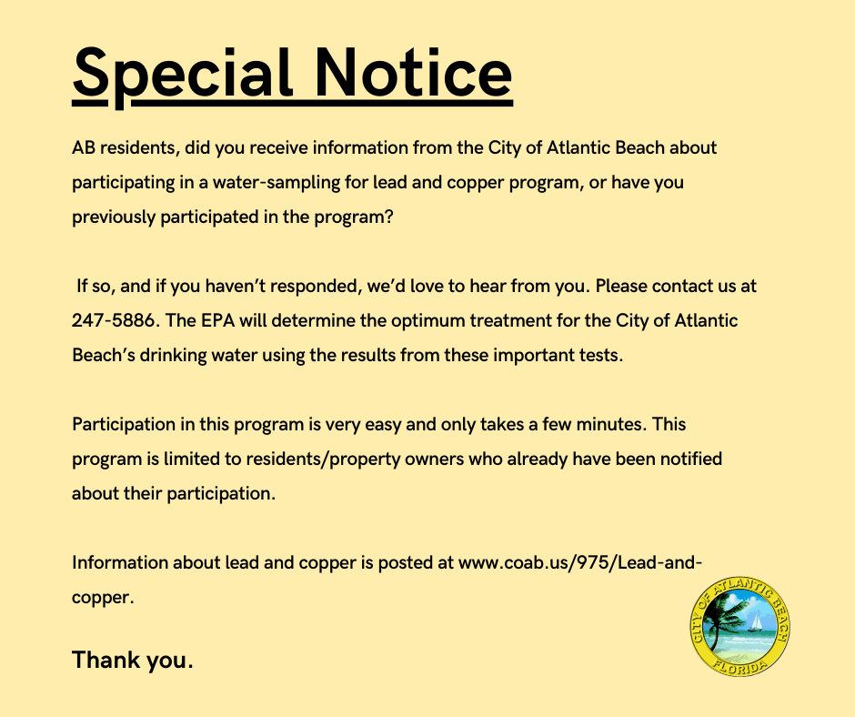 Special NoticeLeadAndCopperAugust2020